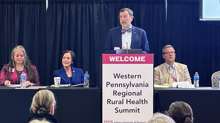 IUP Hosts First Regional Rural Health Summit on April 16; IUP President Announces $1 Million Gift for Proposed College of Osteopathic Medicine During Event