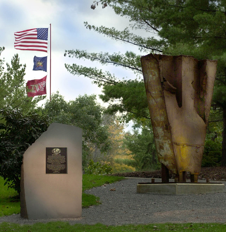 9/11 memorial on the IUP campus