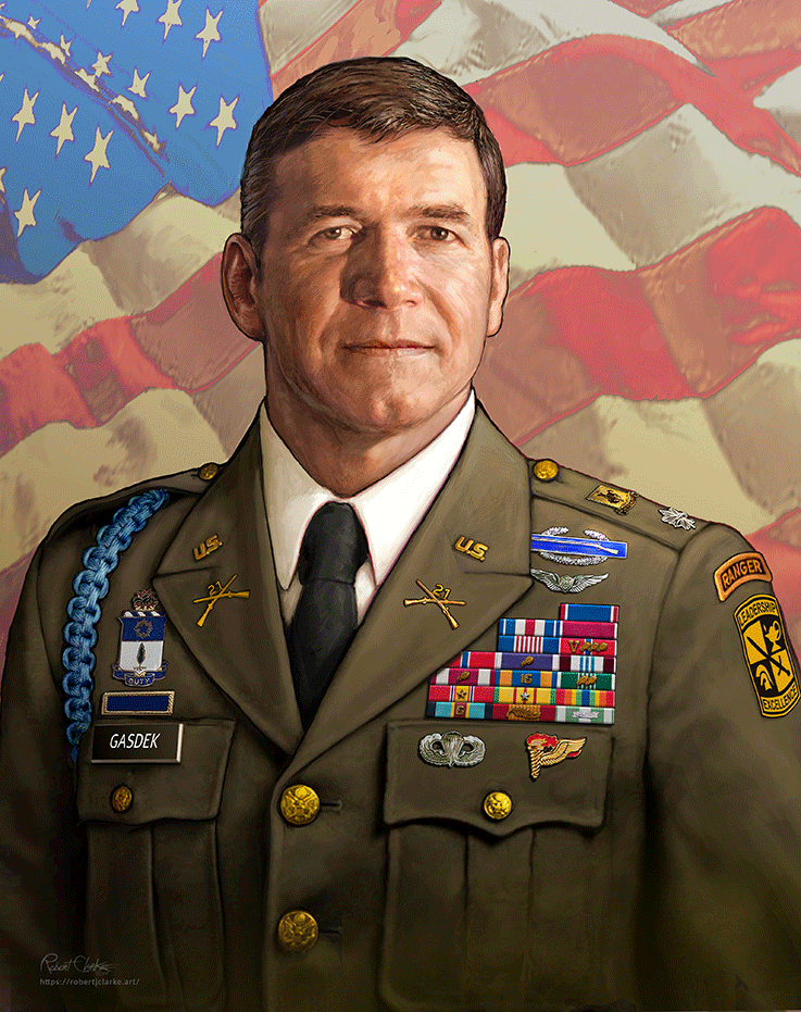 Portrait of Lt. Col. Barry Gasdek