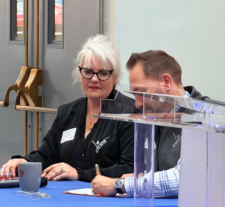 CNTA Clinical Director Angie Richard and CNTA CEO Jesper Nielson