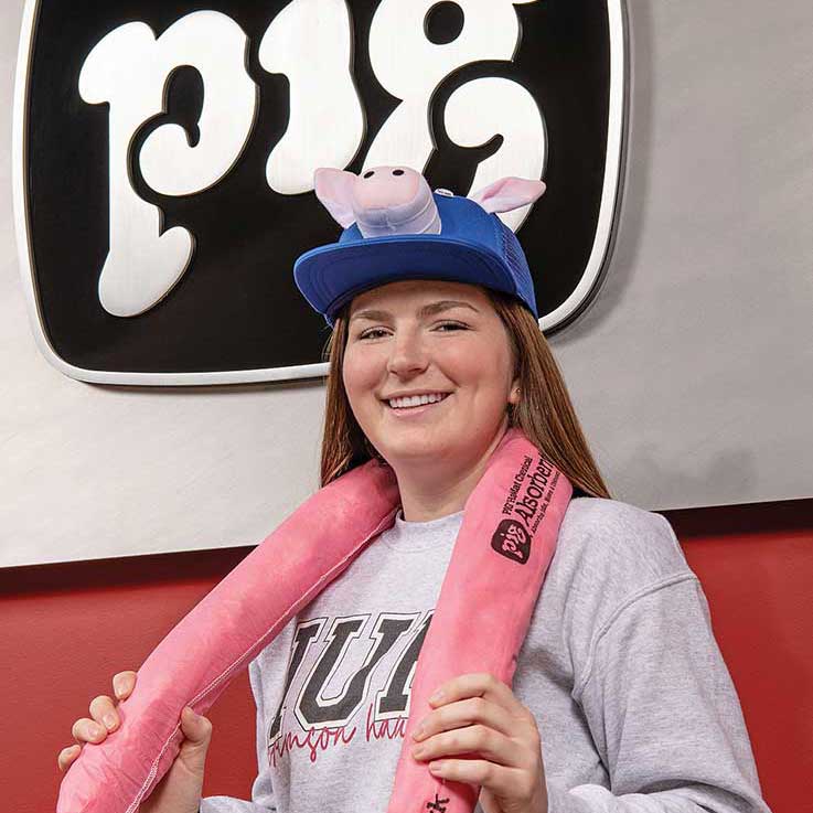 Research Sponsored by New Pig Company Leads Cambria Heights Student to IUP