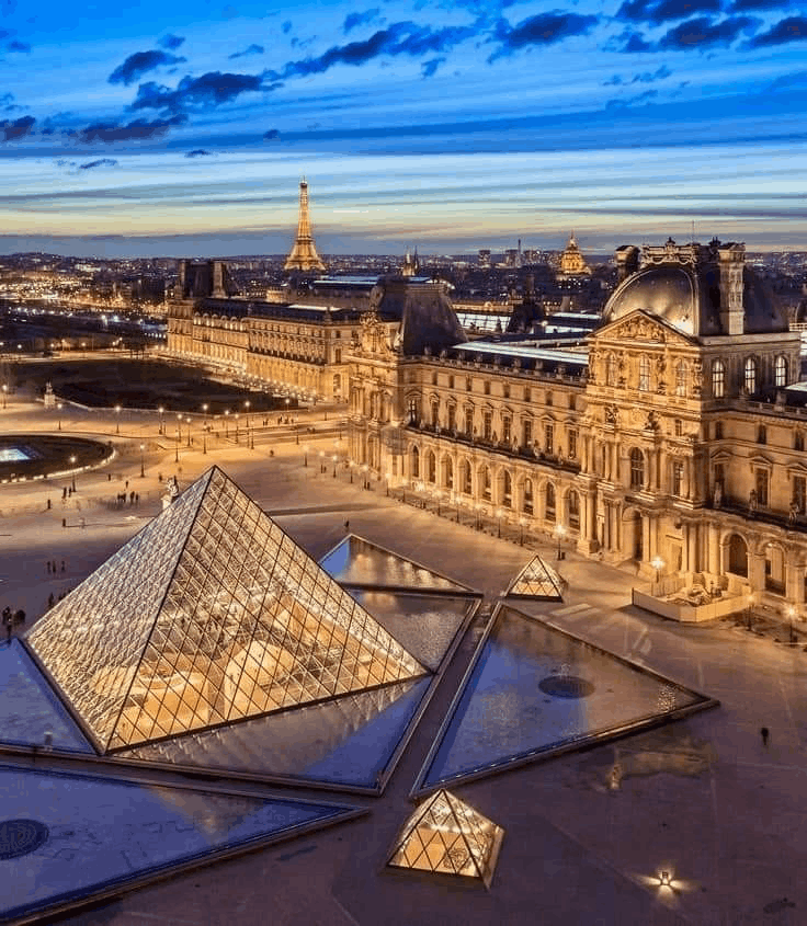 The Louvre Museum in France