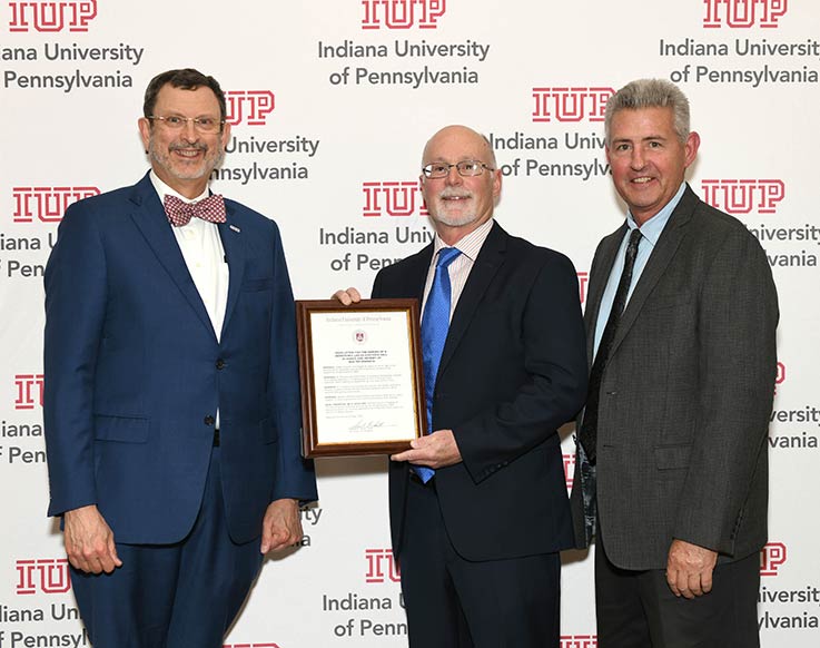 President Driscoll, Dan Markey, and Glenn Granata