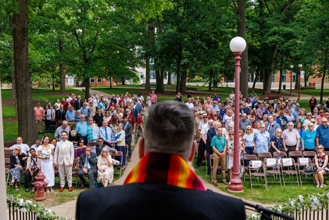 IUP Crimson Couple vow renewal