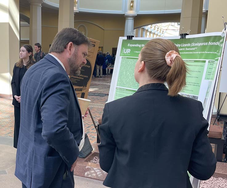 Sen. Joe Pittman with Serena Aumick