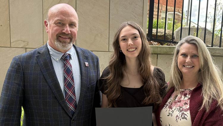 Local Student Honored for Completing IUP Kopchick College Stem Academy 