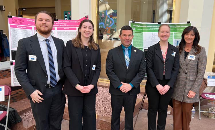 Two IUP Students Present Research During Undergraduate Research Day at the Capitol Event