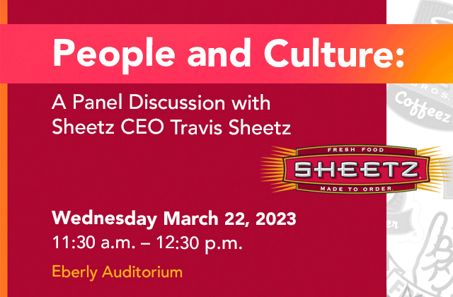 IUP Hosting Sheetz Executives for “People and Culture” Discussion