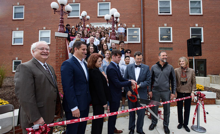 The Whitmyre Hall Ribbon Cutting