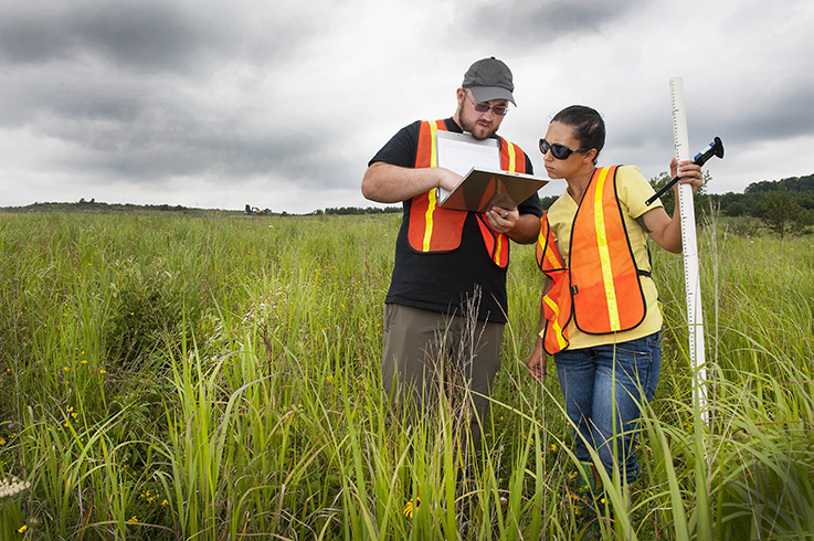 Ian Forte and Cassandra Krul at the Flight 93 Memorial