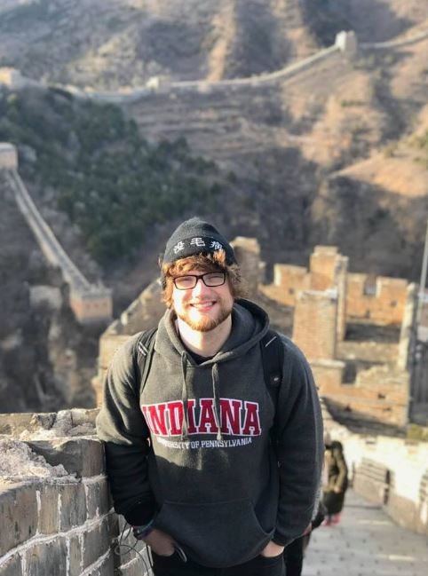 Daniel Wethli studying abroad in China