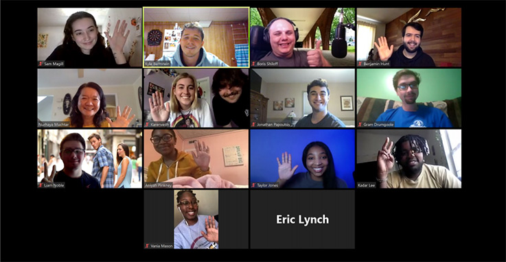 Dr. Muchtar teaching students via Zoom Dr. Muchtar teaching students via Zoom