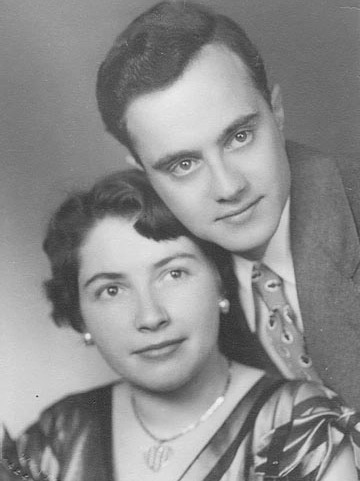 Edith Mayer and Steven Cord engagement photo, 1950s Edith Mayer and Steven Cord engagement photo, 1950s