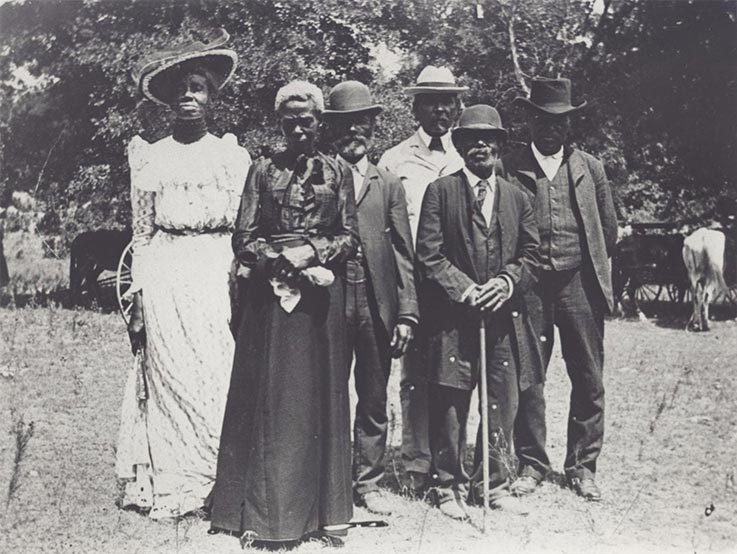 An early celebration of Emancipation Day, also known as Juneteenth, on June 19, 1900, in Texas. (Austin History Center/Austin Public Library)