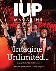 Cover of the IUP Magazine issue that focused on Imagine Unlimited Cover of the IUP Magazine issue that focused on Imagine Unlimited