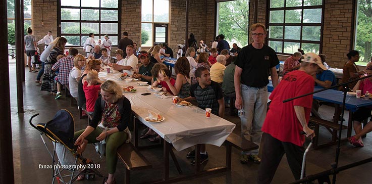 Mealtime during the Indiana County NAACP's 2018 Juneteenth celebration at Mack Park (Anthony Frazier/Fanzo Photography) Mealtime during the Indiana County NAACP's 2018 Juneteenth celebration at Mack Park (Anthony Frazier/Fanzo Photography)