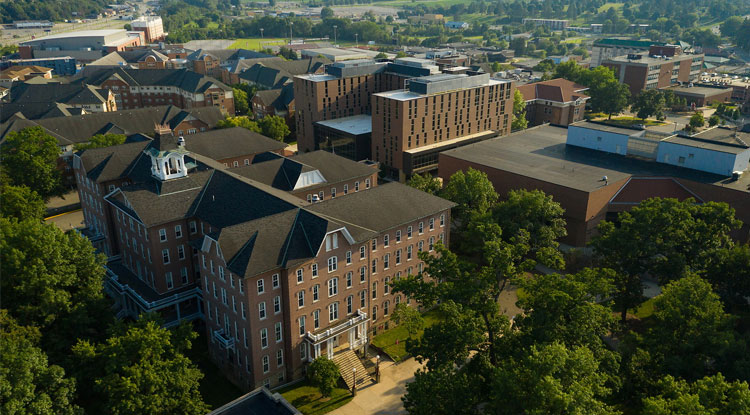 Aerial Photo of Sutton Hall