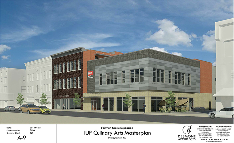 IUP Culinary Academy master plan