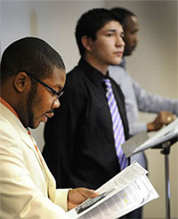 Martin Luther King Jr.'s "I Have a Dream" speech was read by students at a past MLK commemorative event
