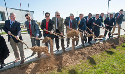 IUP Dignitaries Break Ground for the Hilton Garden Inn Across from the KCAC