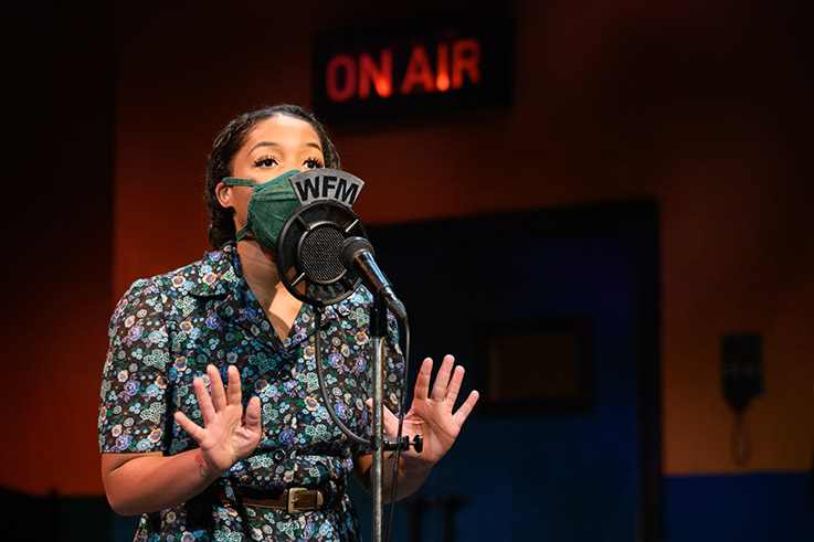 Nia Golden, a theater major, plays the role of Ursula.