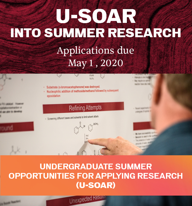 U-SOAR applications due May 1, 2020.