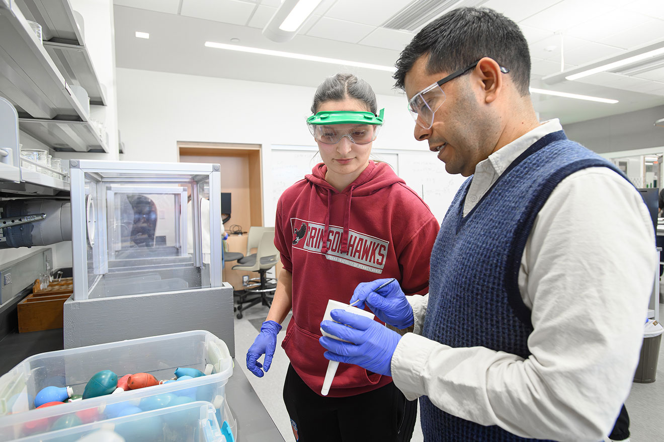 A chemistry lab with Sudipta Majumdar