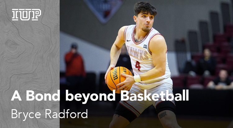 Bryce Radford playing basketball