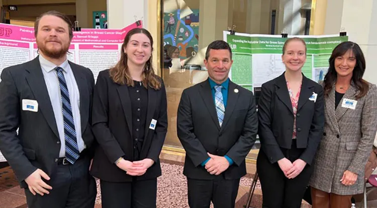 Two IUP Students Present Research During Undergraduate Research Day at the Capitol Event