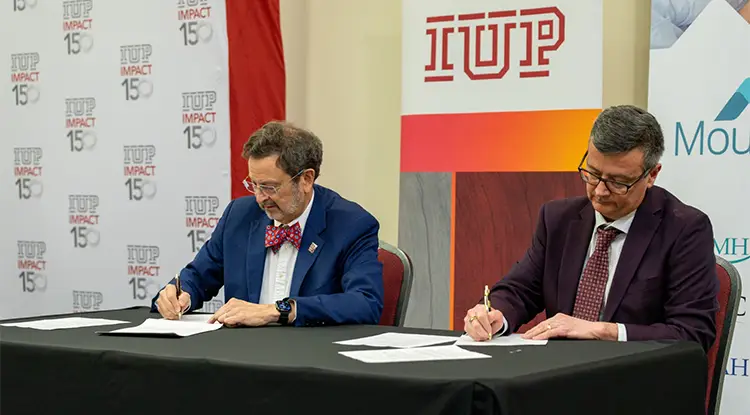 IUP, Mountains Health Formalize Strategic Collaboration
