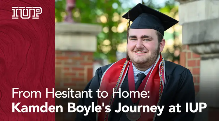 From Hesitant to Home: Kamden Boyle’s Journey at IUP