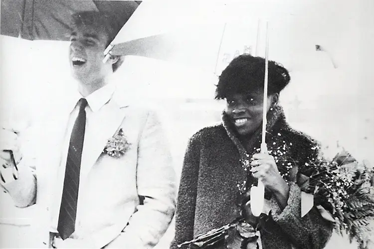 1980 Homecoming royalty: Don Thomas and Donna Reaves