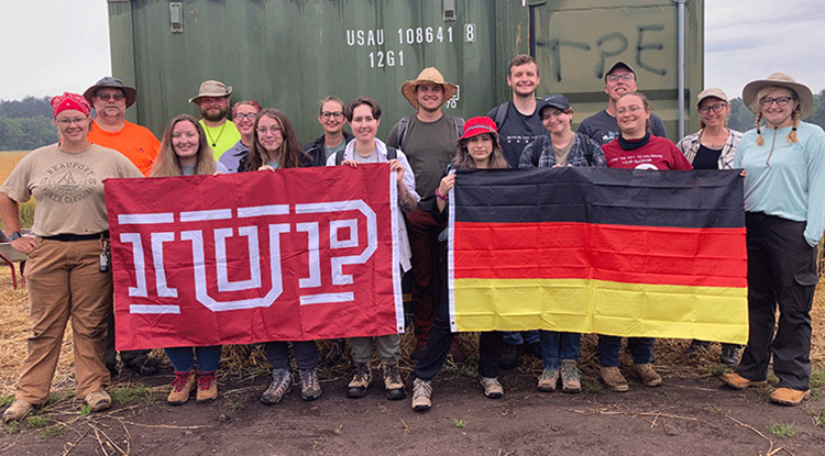 IUP Anthropologists Conducting Field School in Germany at Site of WWII Plane Crash