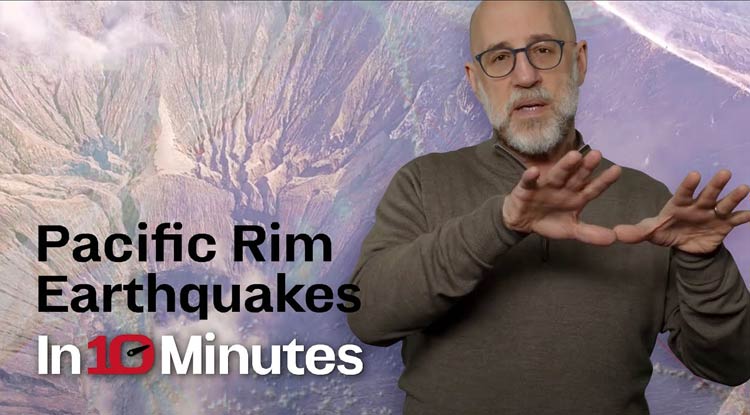 Pacific Rim Earthquakes in 10 Minutes
