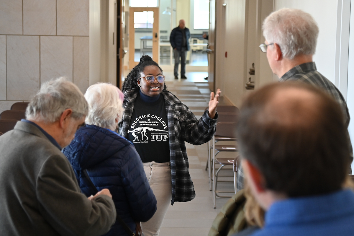 Small group tours were conducted by Kopchick College students prior to the ribbon cutting ceremony