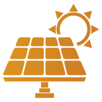 Icon of a solar panel