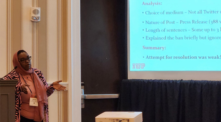 Sulaiman Presents Paper at NCA Conference