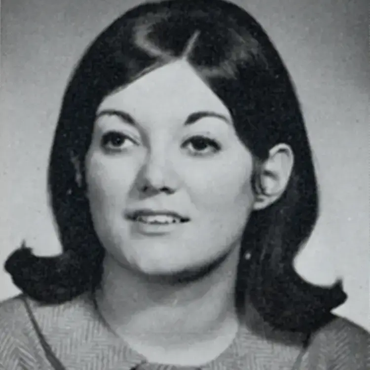 Debbie in the 1969 Oak yearbook (IUP Archives)