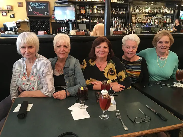 Julie, Marianne, Sharon, Claudia, and Jayne in Orlando in 2015