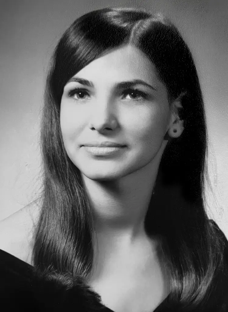 Sharon’s Sigma, Sigma, Sigma portrait (Courtesy of Marianne Dougherty)