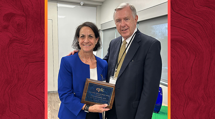 IUP Provost and Vice President for Academic Affairs Honored by Educational Policy Leadership Center