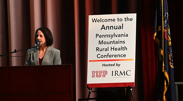 IUP Provost and Vice President for Academic Affairs Dr. Lara Luetkehans was co-emcee for the Conference.