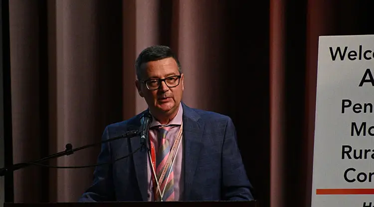 IRMC CEO Steve Wolfe offered opening remarks at the Conference.