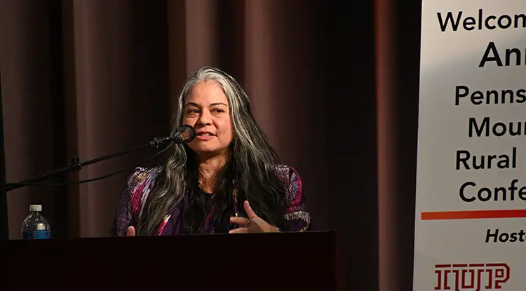 IUP proposed college of osteopathic medicine Founding Dean Dr. Miko Rose moderated the “Implications of H.R.1 and Opportunities Under the Rural Health Transformation Plan” panel.