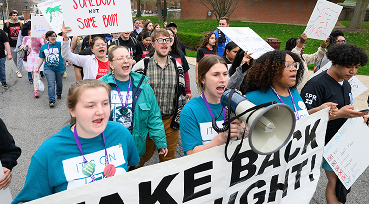 IUP Haven Project Hosting Annual Take Back the Night Event April 9