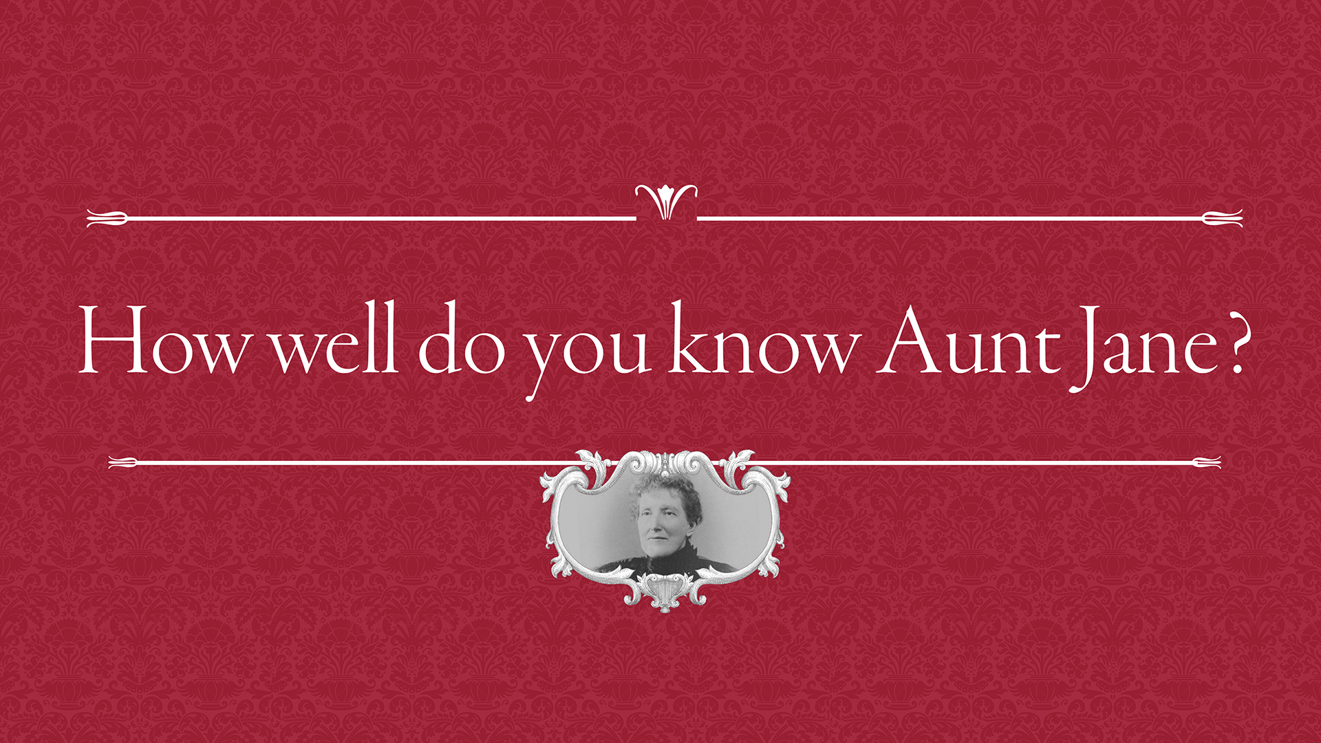 how well do you know aunt jane title slide
