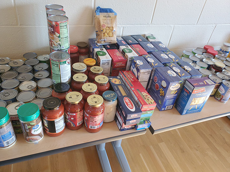 food pantry donations