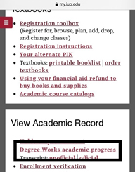 degree works academic progress