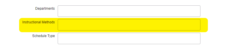 instructional method field