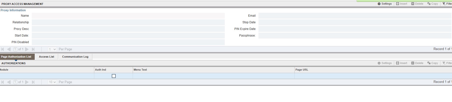 This image shows that no authorization has been set up.